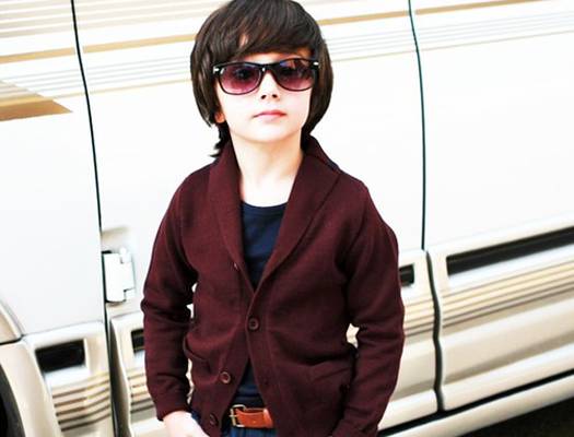 最具独特魅力的混血小正太图片