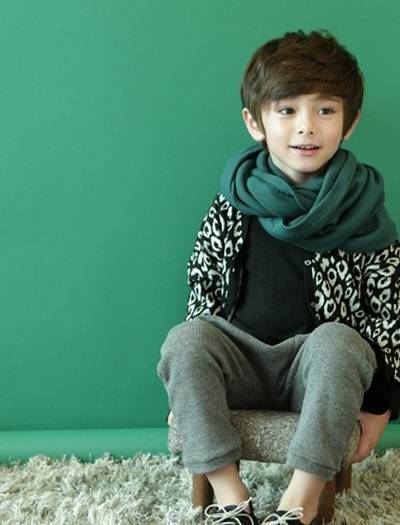 最具独特魅力的混血小正太图片