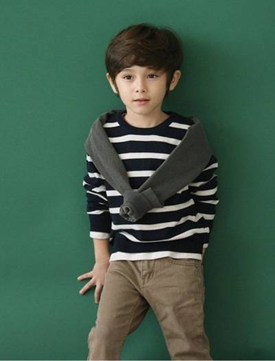 最具独特魅力的混血小正太图片