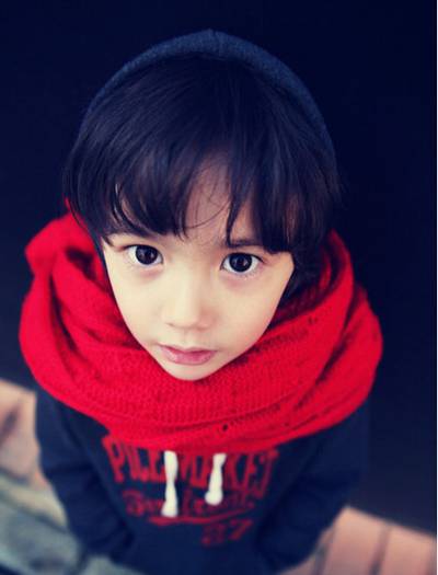 最具独特魅力的混血小正太图片