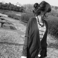 精选个性女生黑白带字头像