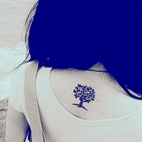 欧美范性感美女个性纹身图片