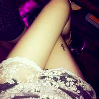 欧美范性感美女个性纹身图片