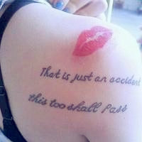 欧美范性感美女个性纹身图片