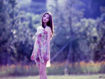 如此清纯唯美的阳光女生图片