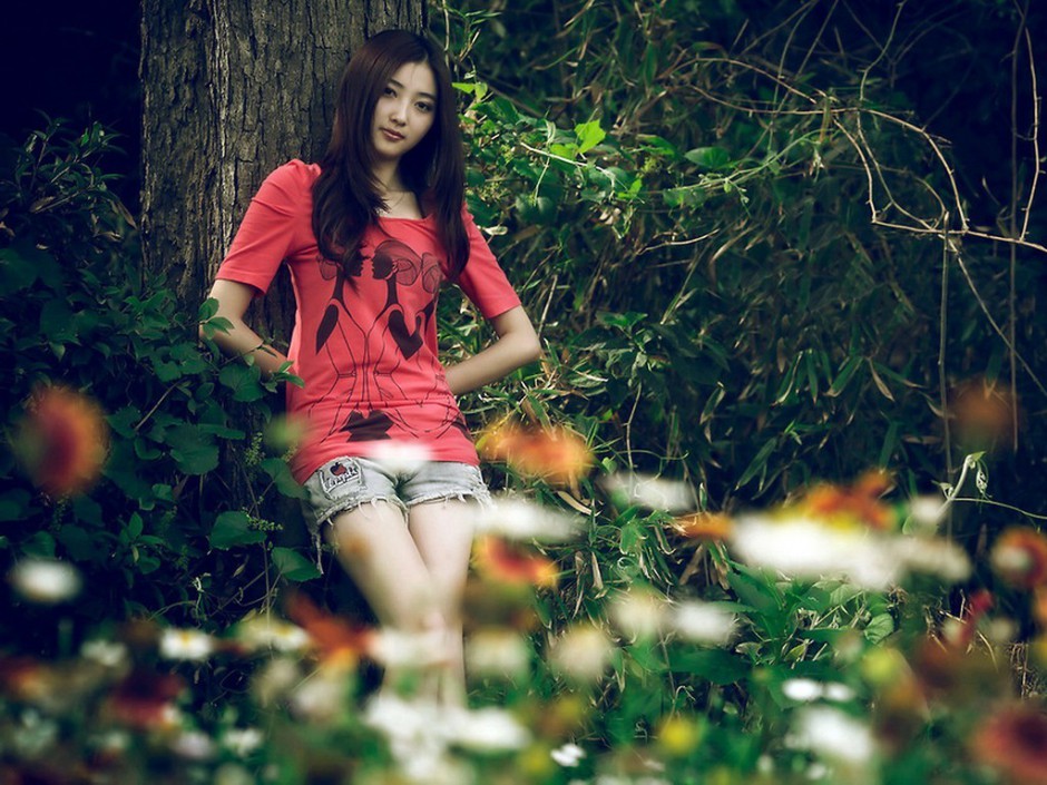 如此清纯唯美的阳光女生图片