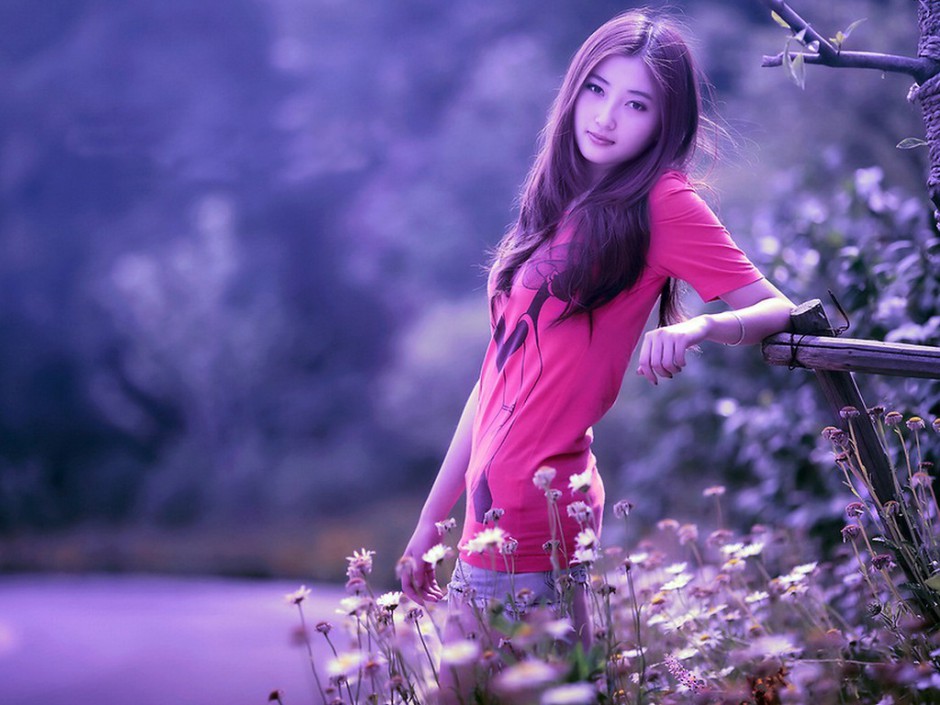 如此清纯唯美的阳光女生图片