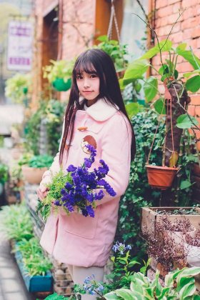 花一样的清纯少女素颜照