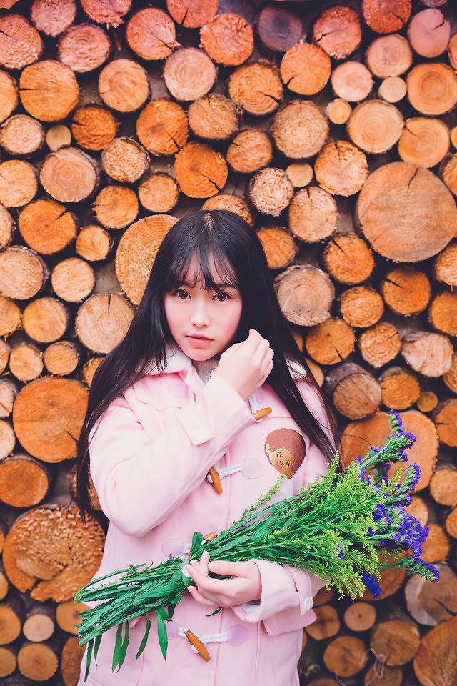 花一样的清纯少女素颜照