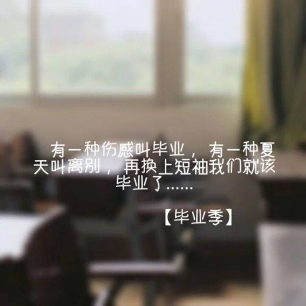 高三党必备毕业伤感文字图片