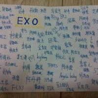 最新版exo女生带字头像图片