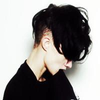 欧美范时尚黑白风格男生头像