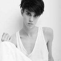 欧美范时尚黑白风格男生头像