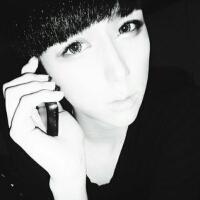 欧美范时尚黑白风格男生头像