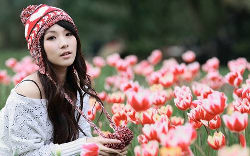 超可爱的阳光开朗型女生图片