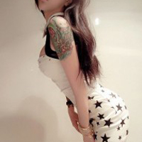 超诱人的性感美女纹身头像