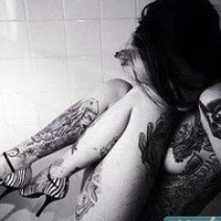 超诱人的性感美女纹身头像