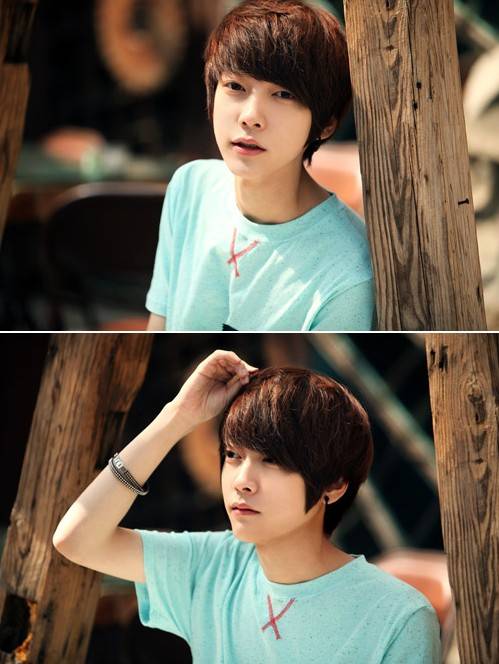 阳光帅气的长发男生图片欣赏