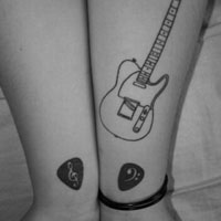 超霸气的个性非主流音乐刺青图片