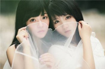 甜美动人的女生闺蜜头像一左一右