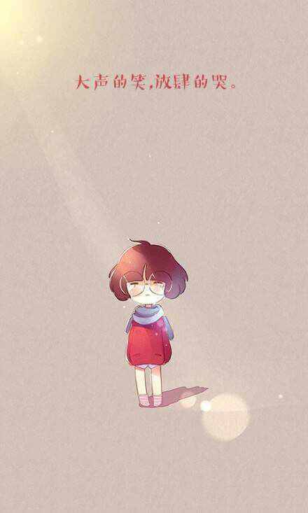 呆萌又唯美的动漫伤感女生头像