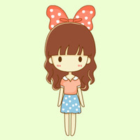 超萌唯美的女生姐妹卡通头像