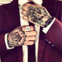 最新qq霸气男生纹身头像图片