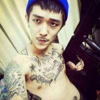 最新qq霸气男生纹身头像图片