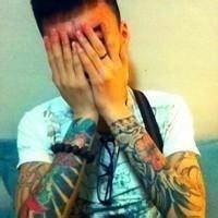 最新qq霸气男生纹身头像图片