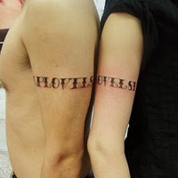 甜蜜浪漫的qq情侣纹身头像