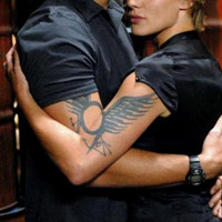 甜蜜浪漫的qq情侣纹身头像