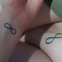 甜蜜浪漫的qq情侣纹身头像