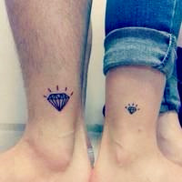 好看的qq情侣纹身头像图片