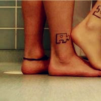 好看的qq情侣纹身头像图片