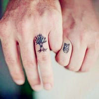 好看的qq情侣纹身头像图片