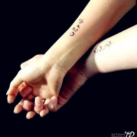 好看的qq情侣纹身头像图片