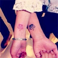 好看的qq情侣纹身头像图片