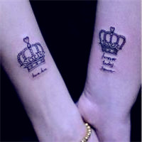 好看的qq情侣纹身头像图片