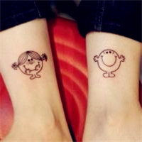 好看的qq情侣纹身头像图片