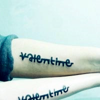 好看的qq情侣纹身头像图片