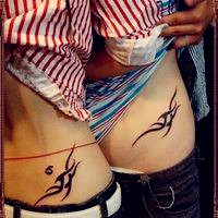 好看的qq情侣纹身头像图片