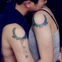 好看的qq情侣纹身头像图片