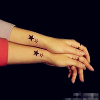 好看的qq情侣纹身头像图片