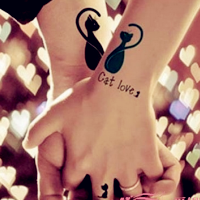 好看的qq情侣纹身头像图片