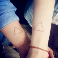 好看的qq情侣纹身头像图片