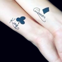 好看的qq情侣纹身头像图片