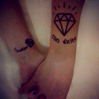 好看的qq情侣纹身头像图片