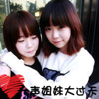 可爱俏皮的非主流女生闺蜜头像