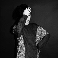 极品性感的美女黑白微信头像