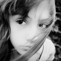 最新时尚欧美女生黑白头像合集